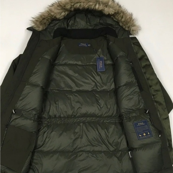 Polo Ralph Lauren Military Army Fur Hooded 650 Down Snorkel Parka… - Picture 5 of 12